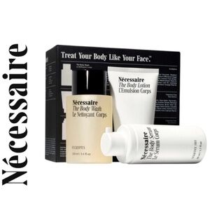 Nécessaire The Body Essentials 3 piece Travel Set Clean Luxury Body Care BNIB